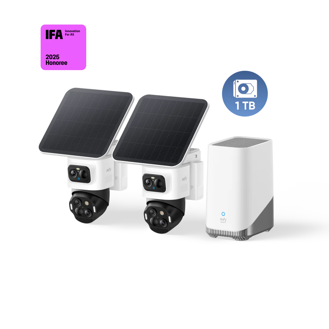 eufyCam S4 2-Cam Kit, 1TB Harde Schijf