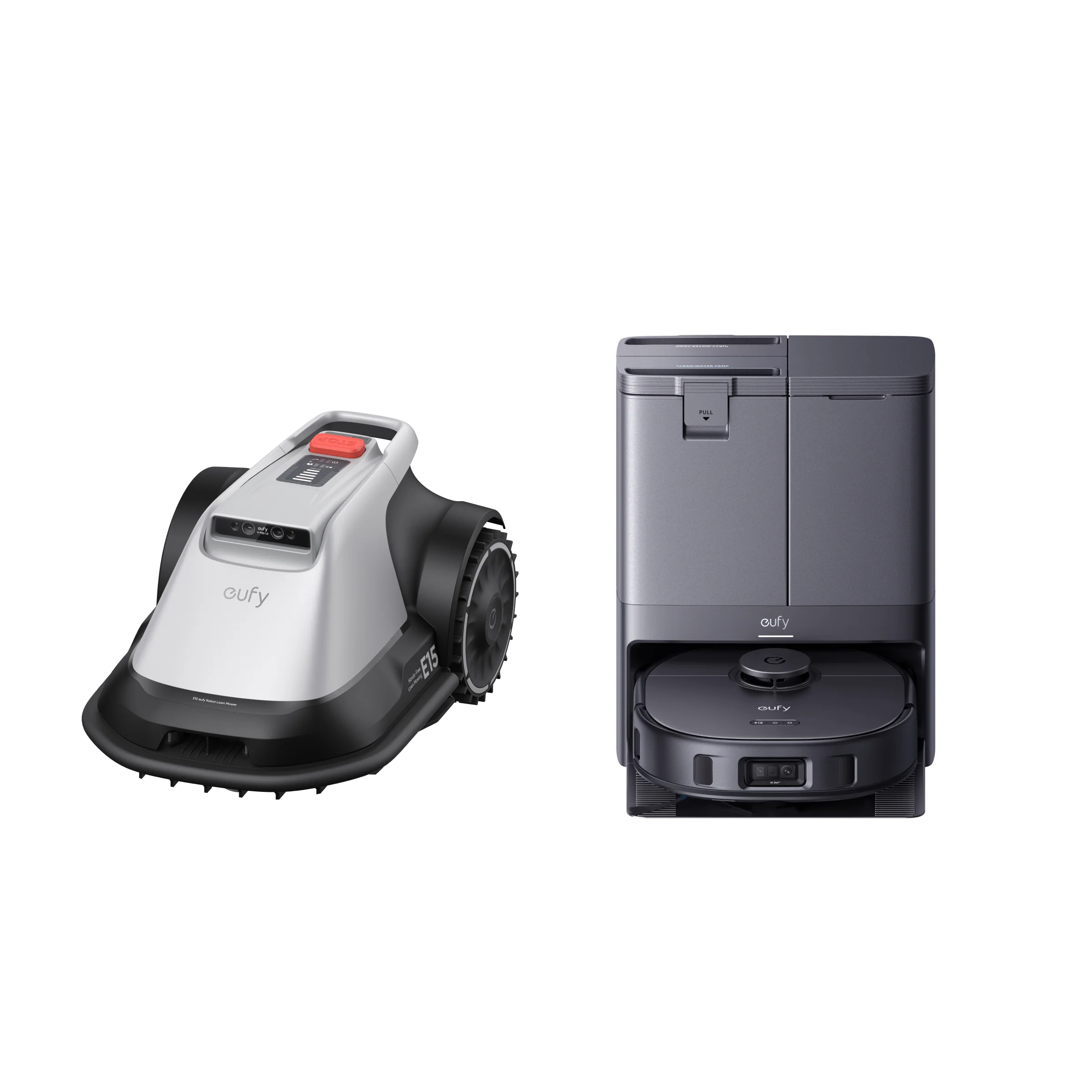 eufy Robotgrasmaaier E15 + eufy X10 Pro Omni